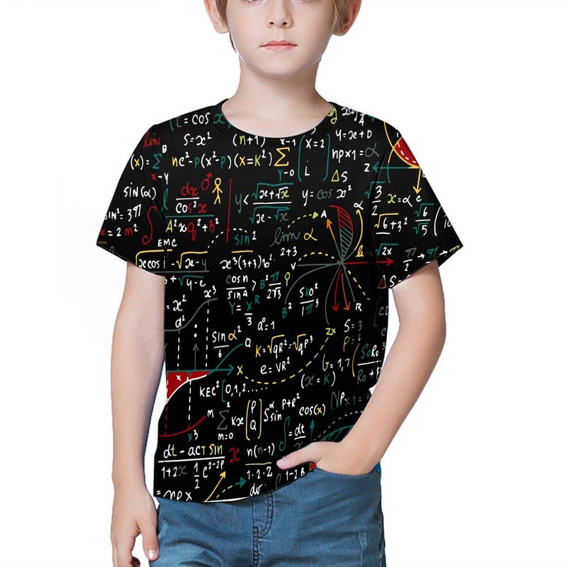 LAIDIPAS 3D Shirt for Kids Boys Graphic Tees Black Unisex Top Shirts for Girls Novelty Youth T-Shirts 14-16 Years - Image 2